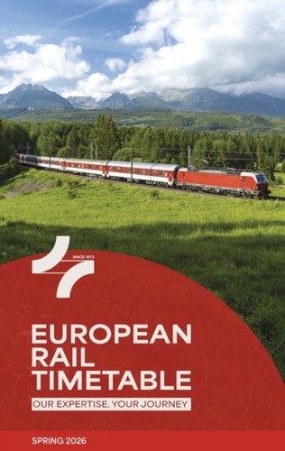 European rail timetable winter - timetable,