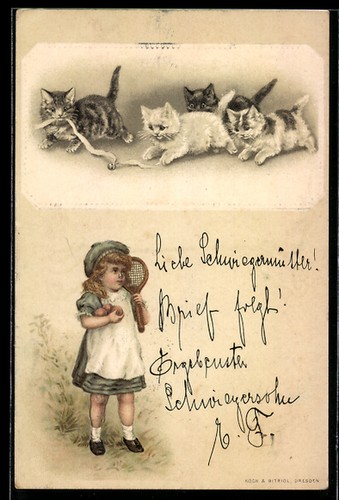 Litografia quattro gatti - quattro,