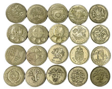 RARA MONETA DA 1 STERLINA