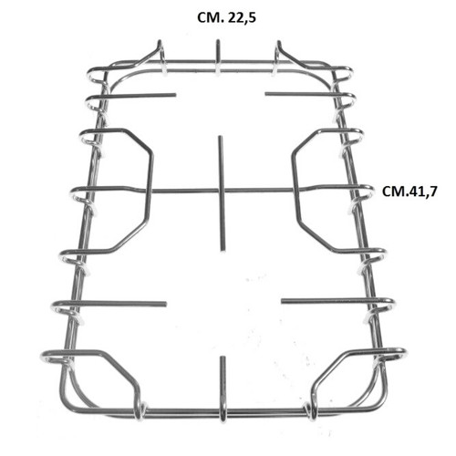 Griglia acciaio cromato 2 - cromato,