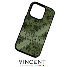 Cover iphone gucci verde - cover,
