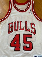 Canotta NBA Chicago Bulls #45Michael Jordan Champion Basket Jersey Maglia Rodman