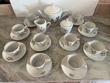 SERVIZIO Da The Té Caffè Cioccolato da 8 VINTAGE Made In Germany Con Teiera