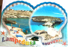 CARTOLINA FUSTELLATA LAMPEDUSA