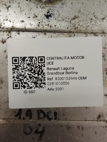 0281010556 centralina motore