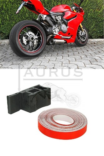 Profilo adesivo rosso fluo per - rosso,