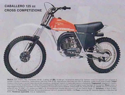 Depliant brochure moto fantic - moto,