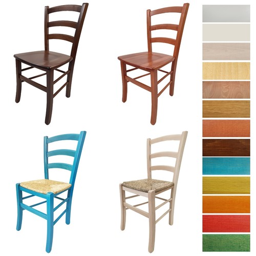 Sedia paesana venezia legno - sedia,
