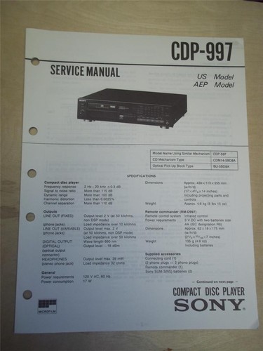 Sony manuale - sony, di