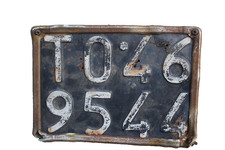 Vecchia Targa AutoTorino  in