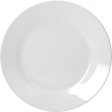 Tognana Olympia, set 12 piatto cm 19 frutta in porcellana bianca