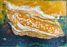 Nobile Mimmo Serigrafia Firmata Materica Pannocchie arte moderna quadro astratto