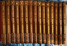 ENCICLOPEDIA L'UNIVERSO DEGLI ANIMALI SERIE COMPLETA 15 VOLUMI FABBRI 1981 