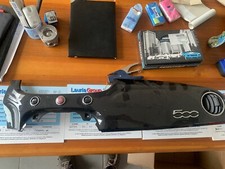 FIAT 500 Cruscotto Plancia modanatura Cover ARGENTO NERA Celeste bianca 2017/22