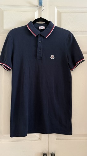 Polo moncler uomo blu navy - moncler,
