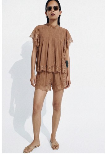 Zara set blusa pantaloncini - zara, e