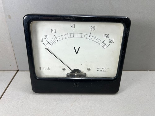 Voltmetro analogico indice ad - ,