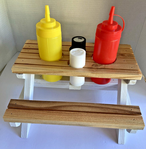 Tavolo picnic condimento - da,