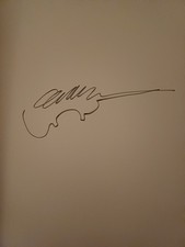 Arman la traversee des objets con autografo e disegno a pennarello 2001