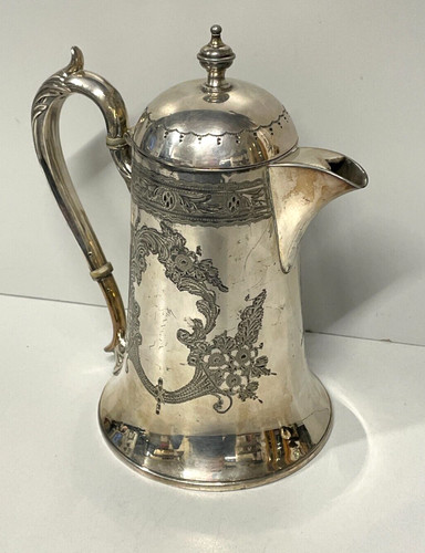 Antica ceffettiera argentata - ceffettiera,