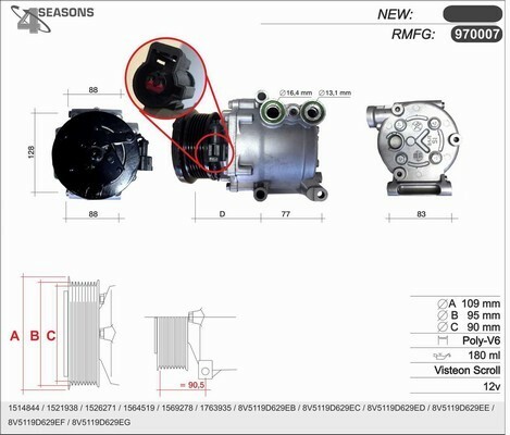 Compressore aria condizionata
