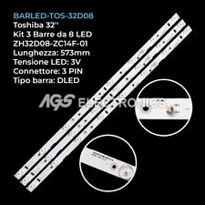 KIT 3 BARRE STRIP LED TV