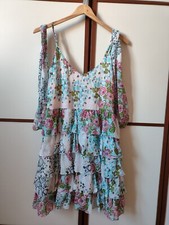 ABITO FORNARINA FANTASIA FLOREALE TAGLIA S ORIGINALE OTTIMO USATO