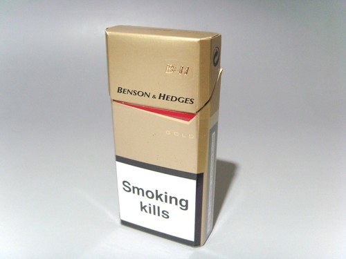 Empty benson hedges gold - &,