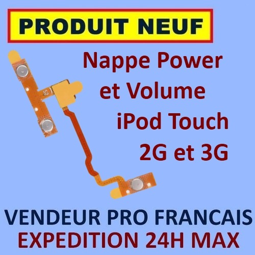 Nappe boutons power volume - power,