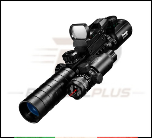 Cannocchiale 9x32 con - cannocchiale, 3-9x32