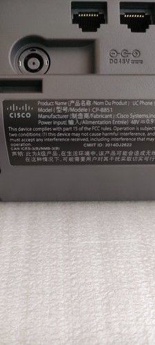 Cisco mod telefono - cisco, (cp-8851)