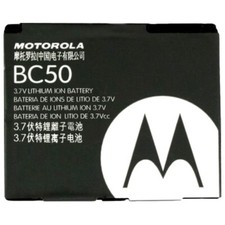 Motorola Batteria Originale Bc50 Pila Ricambio Litio Per L9 Slvr V3x Z3 Rizr