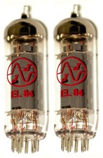 JJ EL84 ex Tesla coppia selezionata - matched pair
