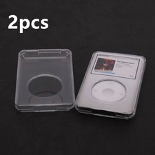 2 pezzi custodia plastica rigida cristallo trasparente per iPod Classic video sottile