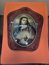 Antico quadro Icona Gesu Sacro