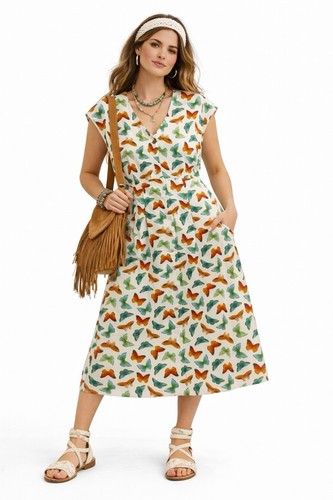 Abito boho farfalla vintage - boho,