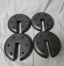 Set di 4 piastre per gazebo a