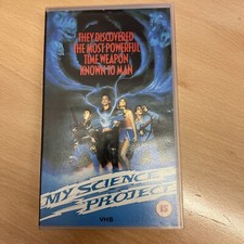 MY SCIENCE PROJECT JOHN STOCKWELL DANIELLE VAN ZERNECK PAL VHS VIDEO EX RENTAL