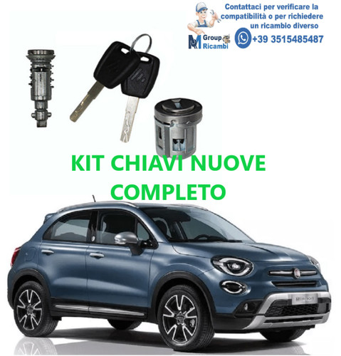Fiat 500x kit completo chiavi - completo,