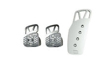 PEDALIERA SET 3 PEDALI IN ALLUMINIO ARGENTO OMP OA/1069