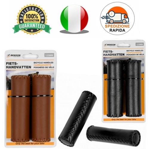 Manopole bici ecopelle - in,