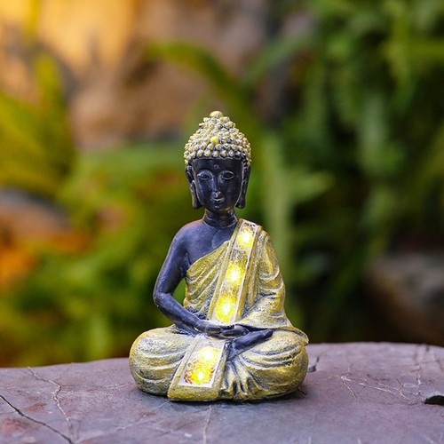 Statua resina oro buddha - in,