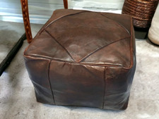 POUF Marocchino In Pelle Alta