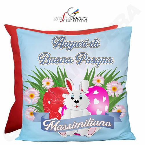 Cuscino quadrato pasqua con - pasqua,