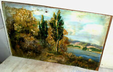 OLIO SU CARTONCINO DEI PRIMI DEL 900