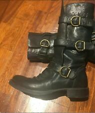 Stivali FIORENTINI+BAKER originali vera pelle Marrone scuro n. 39