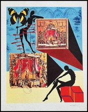Salvador Dali  Litografia COA