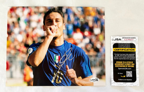 Foto firmata francesco - foto, totti