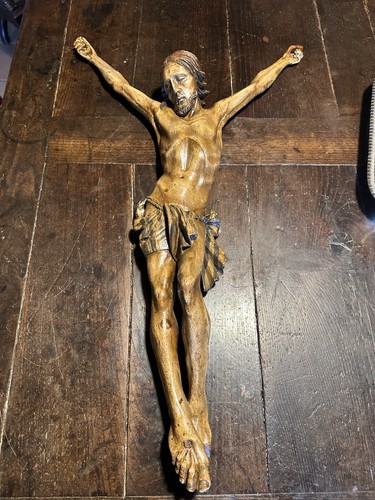 Antico cristo legno - cristo, in