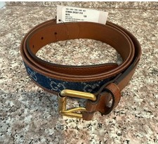 Cintura Gucci GG Denim nuova